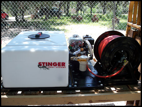 Stinger Sprayer 50 Gallon Gas Honda unit